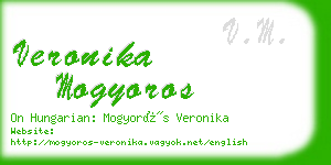 veronika mogyoros business card